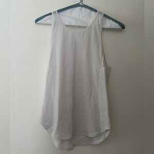 White Lululemon Sleeveless Tank Top